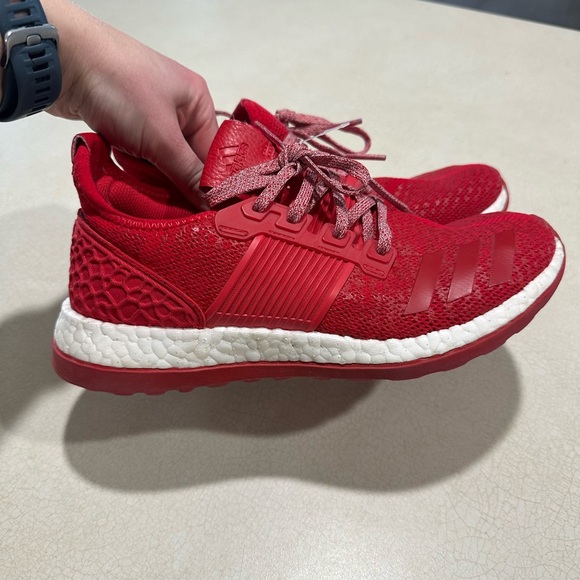 Adidas Pure Boost ZG Red Running Shoes Men Size 7 main image 6